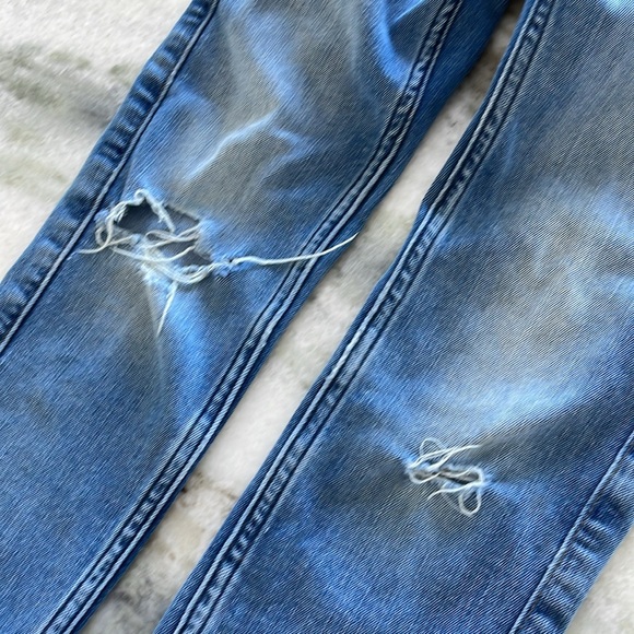 Abercrombie Kids Super Skinny Jeans Slim Size 7/8 Long - Picture 4 of 5